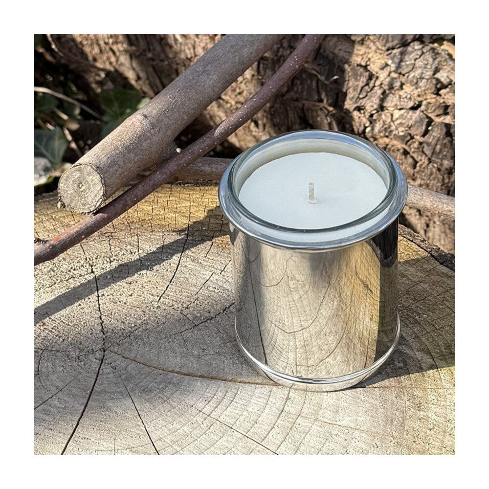 Plain Pewter Candle Votive