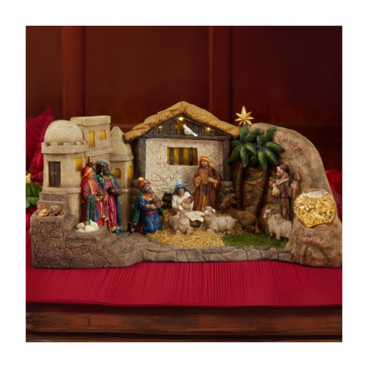 The Deluxe Lighted Panorama Nativity