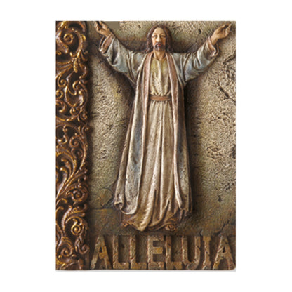 8" High Alleluia Wall Plaque