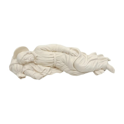Sleeping St. Joseph Sculpture in Val Gardena Wood Dolfi