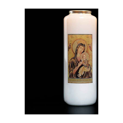 6 Day Our Lady of Perpetual Help Glass Devotional Light