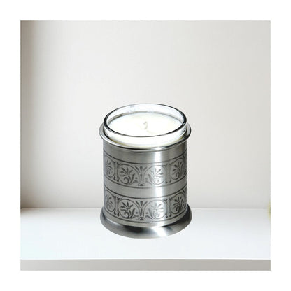 Medieval Antique Finish Pewter Candle Votive