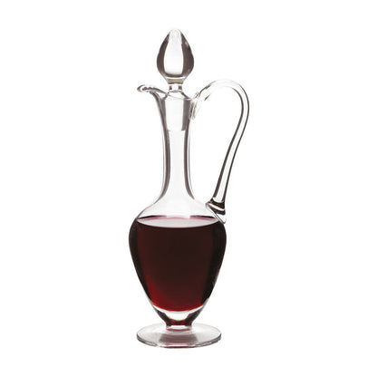 15" Flagon Glass Floral Design