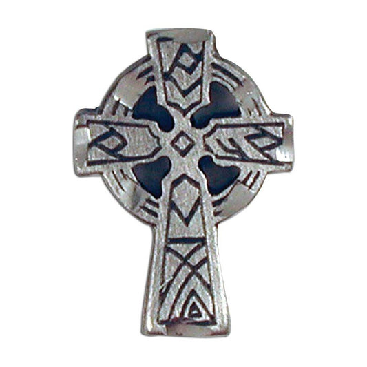 Pewter Celtic Cross Lapel Pin