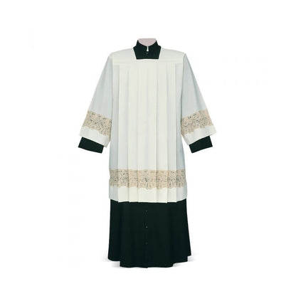 Entredeur Fiori Ivory Cotta with Refined Floral Embroidery