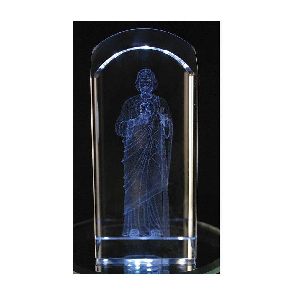 Laser Engraved Crystal St Jude