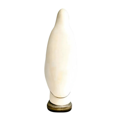 Our Lady of Lourdes Statue and Figurine in Hand-carved Val Gardena Wood