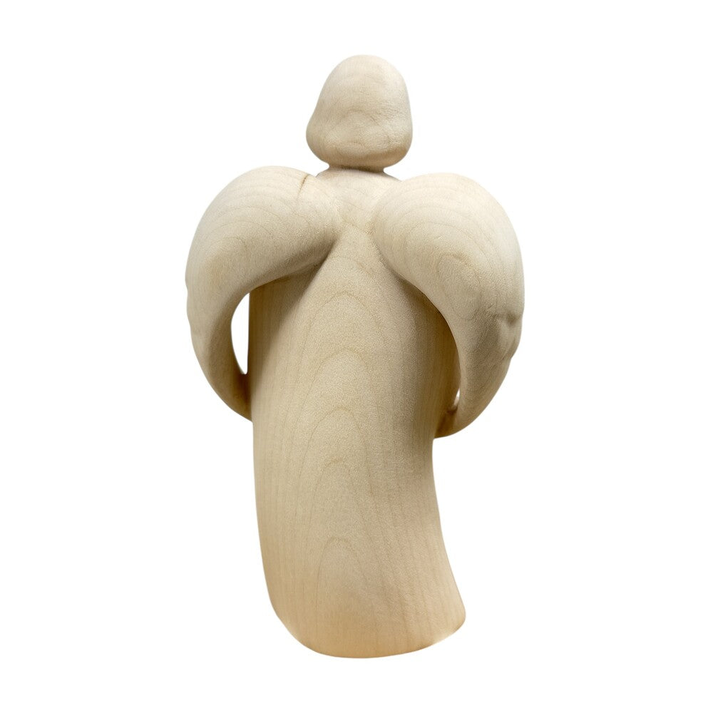 Guardian Angel Sculpture with Child | Sacred Handicrafts Val Gardena