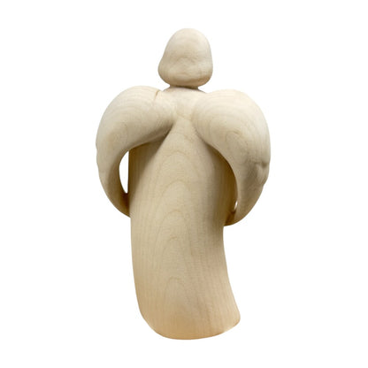 Guardian Angel Sculpture with Child | Sacred Handicrafts Val Gardena