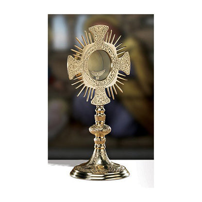 Cross and Rays Monstrance with Luna