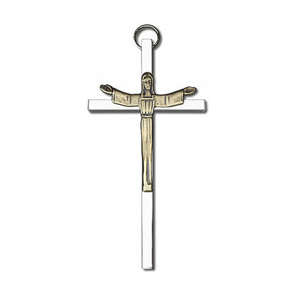 Risen Christ 4" Metal Wall Cross 4465