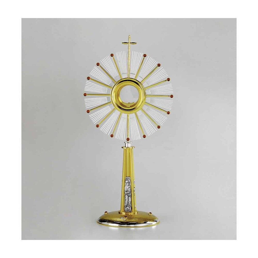 26 3/8" Silver & Gold Plated Monstrance