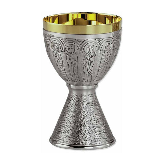 6 1/4" High Twelve Apostle Brass Chalice