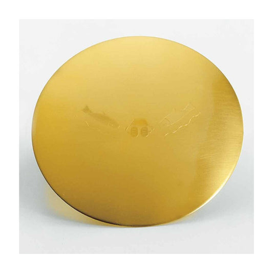 5 3/4" Diameter Engraved Brass Scale Paten DES567E