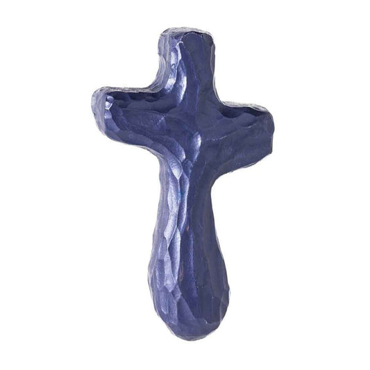 Purple Spring Journey Holding Cross