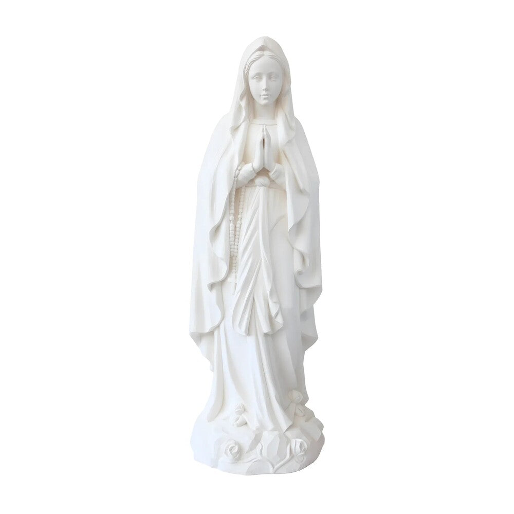 Lourdes Madonna Statue: Work of Faith and Sacred Handicraft Val Gardena