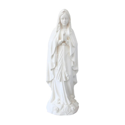 Lourdes Madonna Statue: Work of Faith and Sacred Handicraft Val Gardena