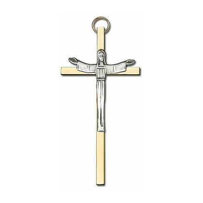 Risen Christ 4" Metal Wall Cross 4465