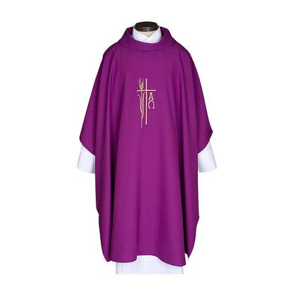 Monastic Cowl Neck Chasuble - Available in 5 Litugical Colours