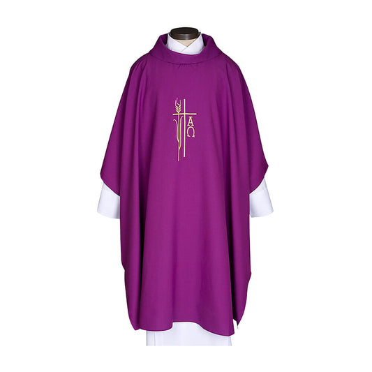 Monastic Cowl Neck Chasuble - Available in 5 Litugical Colours