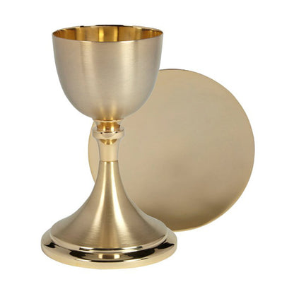 Bright Cut Chalice and Paten Set