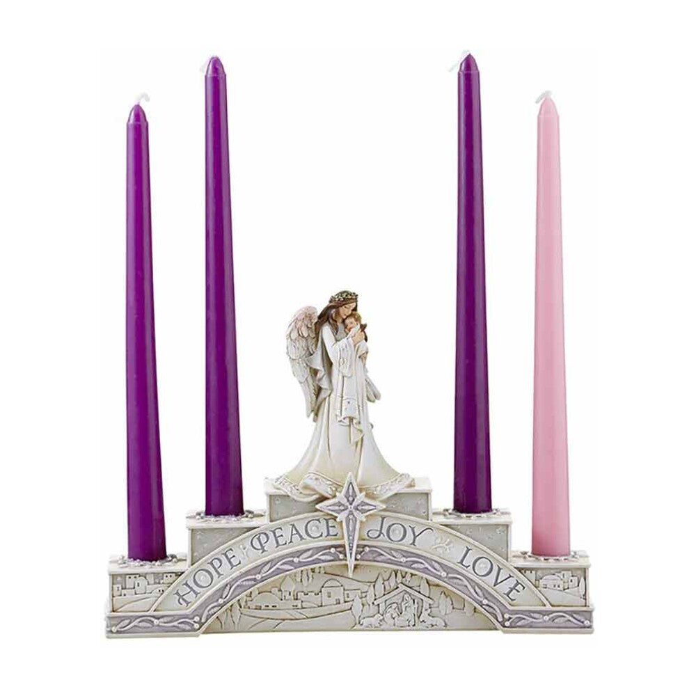 Angel Advent Candleholder