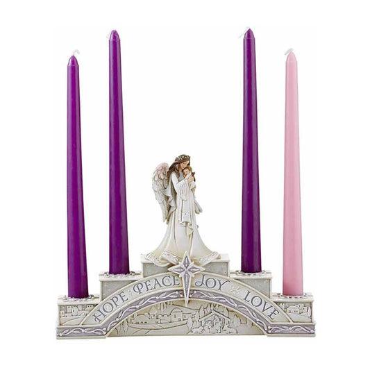 Angel Advent Candleholder