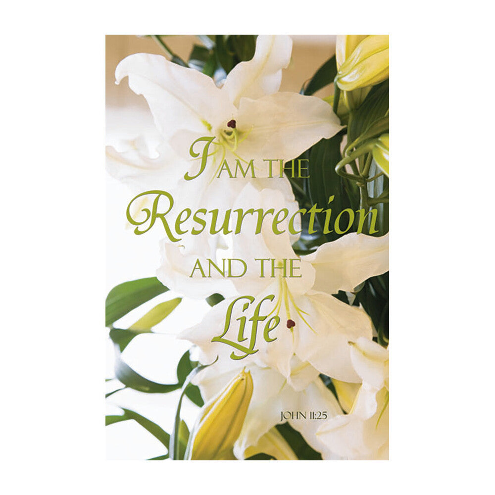 I Am The Resurrection Banner