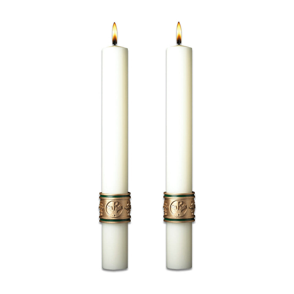 Cross of St. Francis Complementing Altar Candles