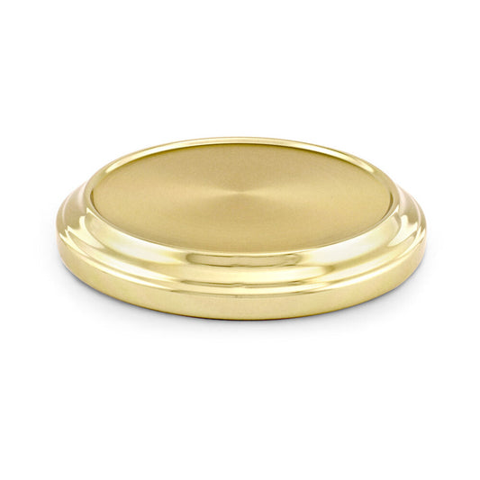 Solid Brass Stacking Bread Plate Base
