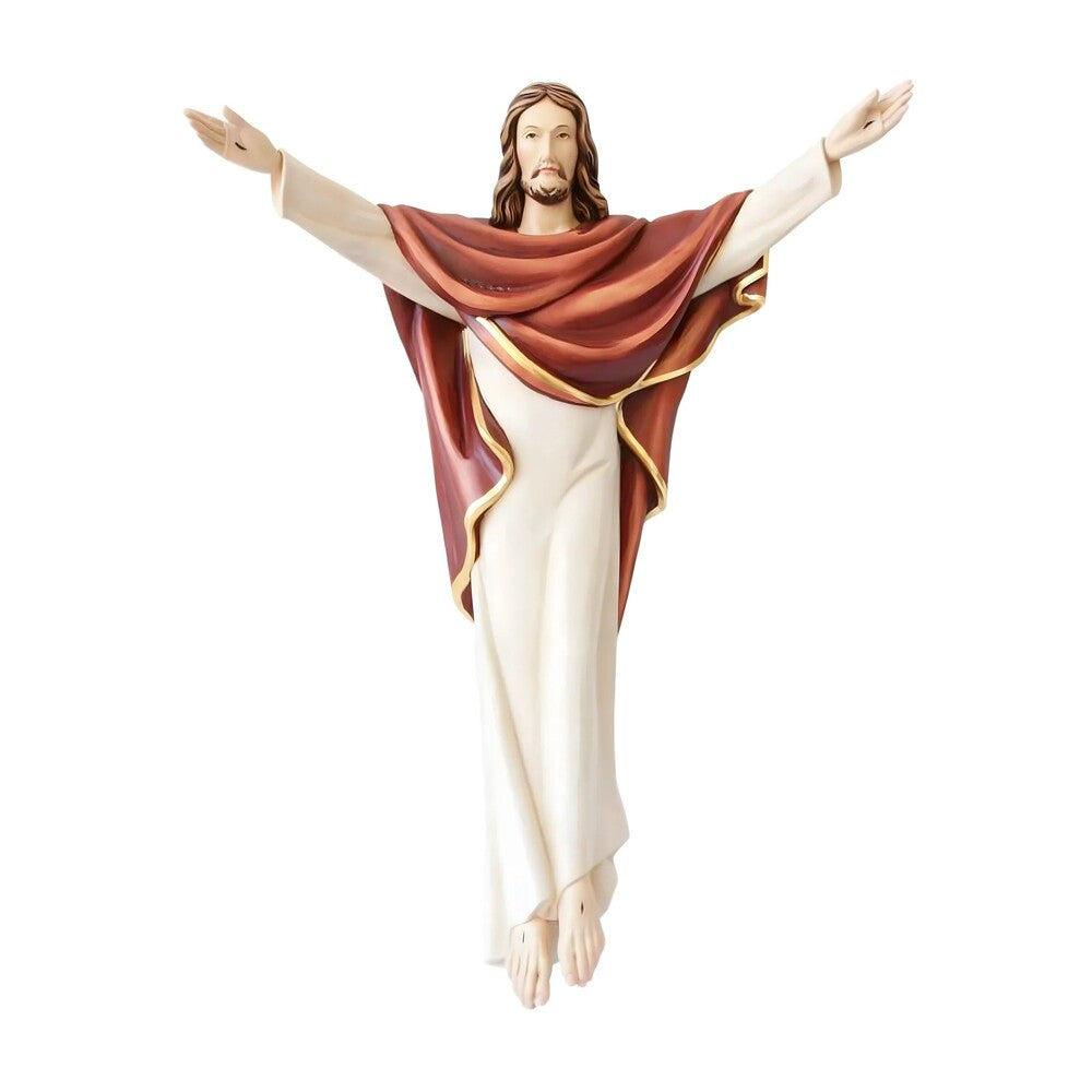Christ the King Resurrected in Glory: Sacred Sculpture Val Gardena -