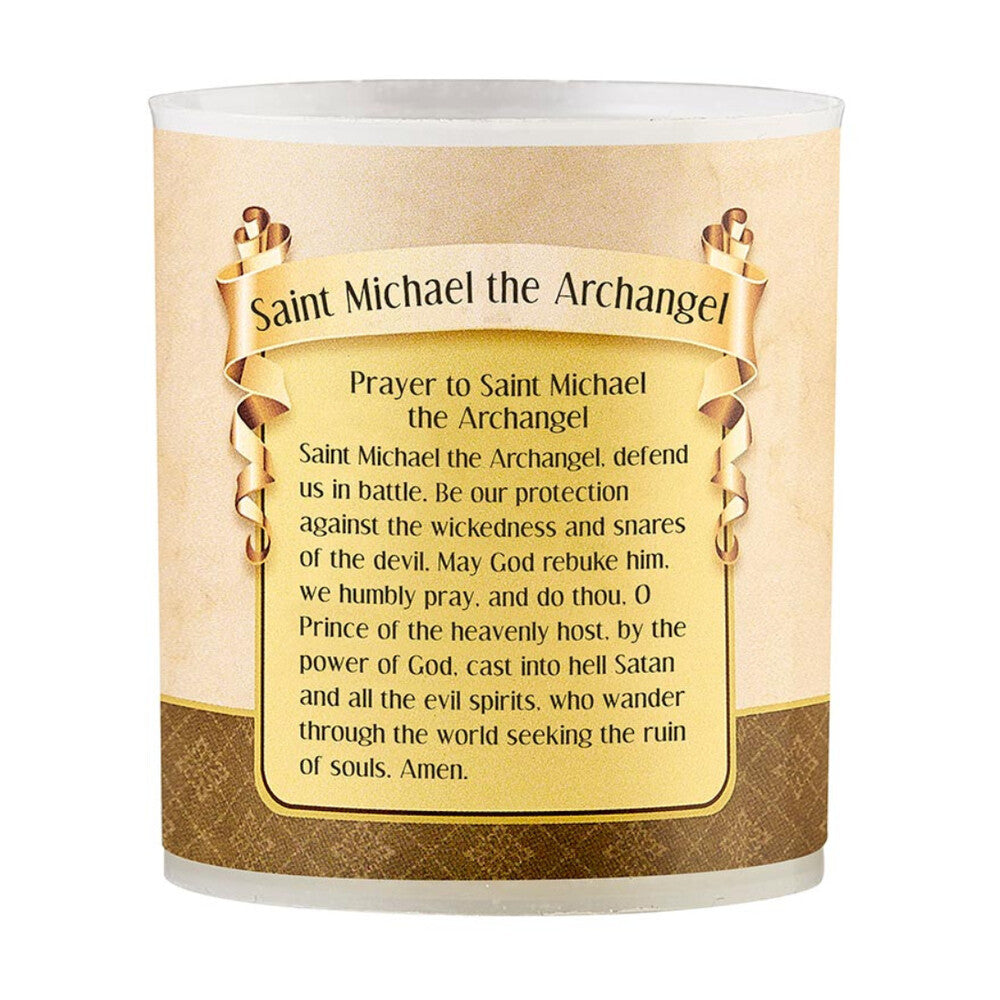 Saint Michael Devotional Votive Candle - Pack of 4