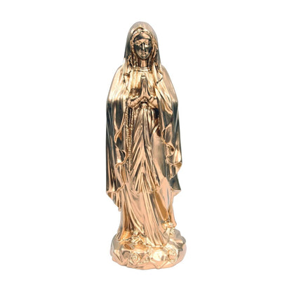 Lourdes Madonna Statue: Work of Faith and Sacred Handicraft Val Gardena
