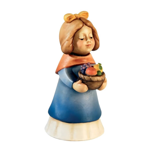 Shepherdess with Fruit Basket - Maple Wood