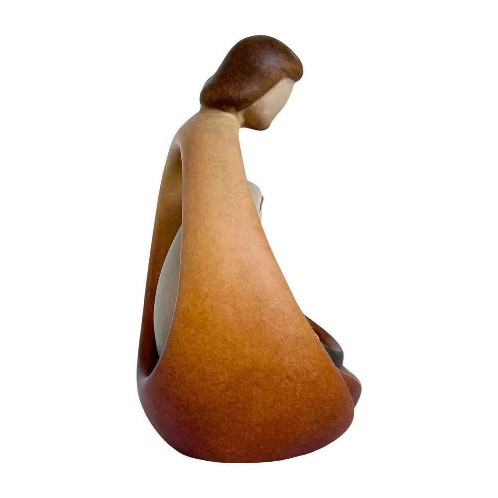 Sacred Family Modern Minimalist Nativity Scene - Wood Sculpture