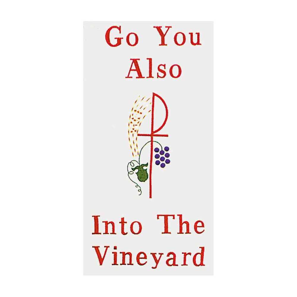 Vineyard Embroidered Banner - Lectern Hanging