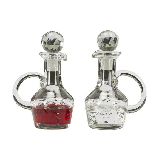 Elegant Glass Cruet Set