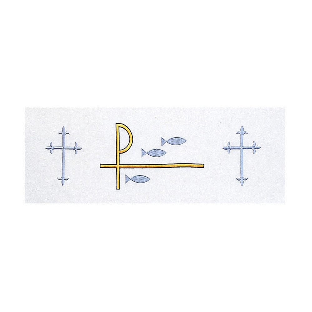 Washable Fitted Altar Cloth - Design BVSL9405 Available In 6 Liturgical Colours