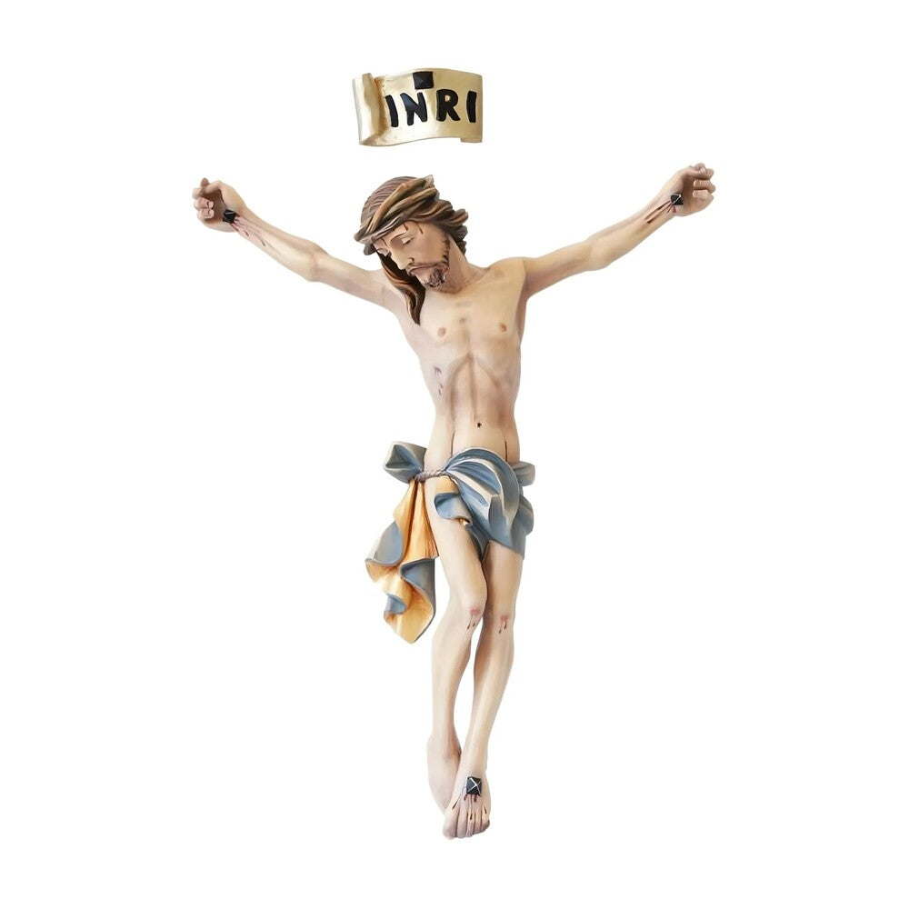Body of Christ Fiberglass Sculpture Hand-Painted | Sacred Art Val Gardena