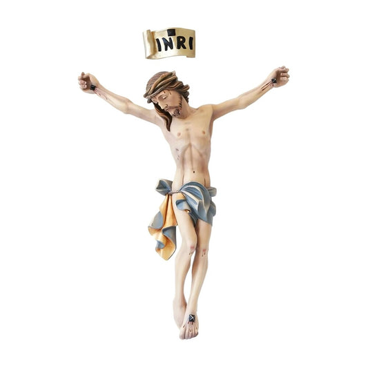 Body of Christ Fiberglass Sculpture Hand-Painted | Sacred Art Val Gardena