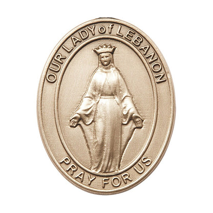 Gold Oxide O/L of Lebanon Visor Clip