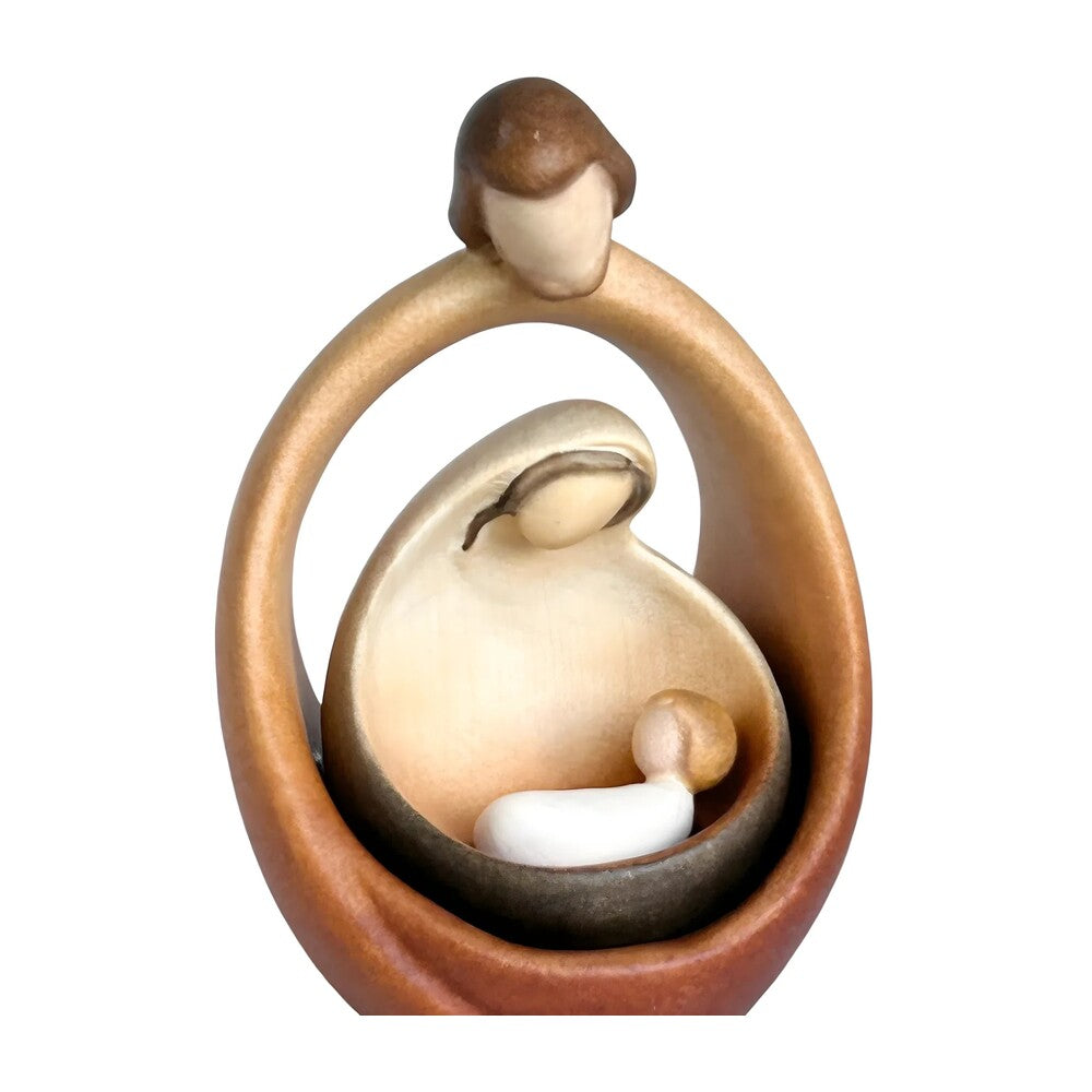 Sacred Family Modern Minimalist Nativity Scene - Wood Sculpture