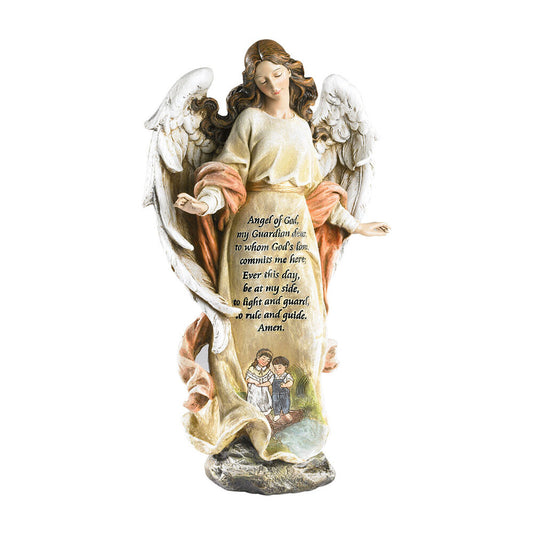 12 1/2" Guardian Angel with Children, Style CBNT202