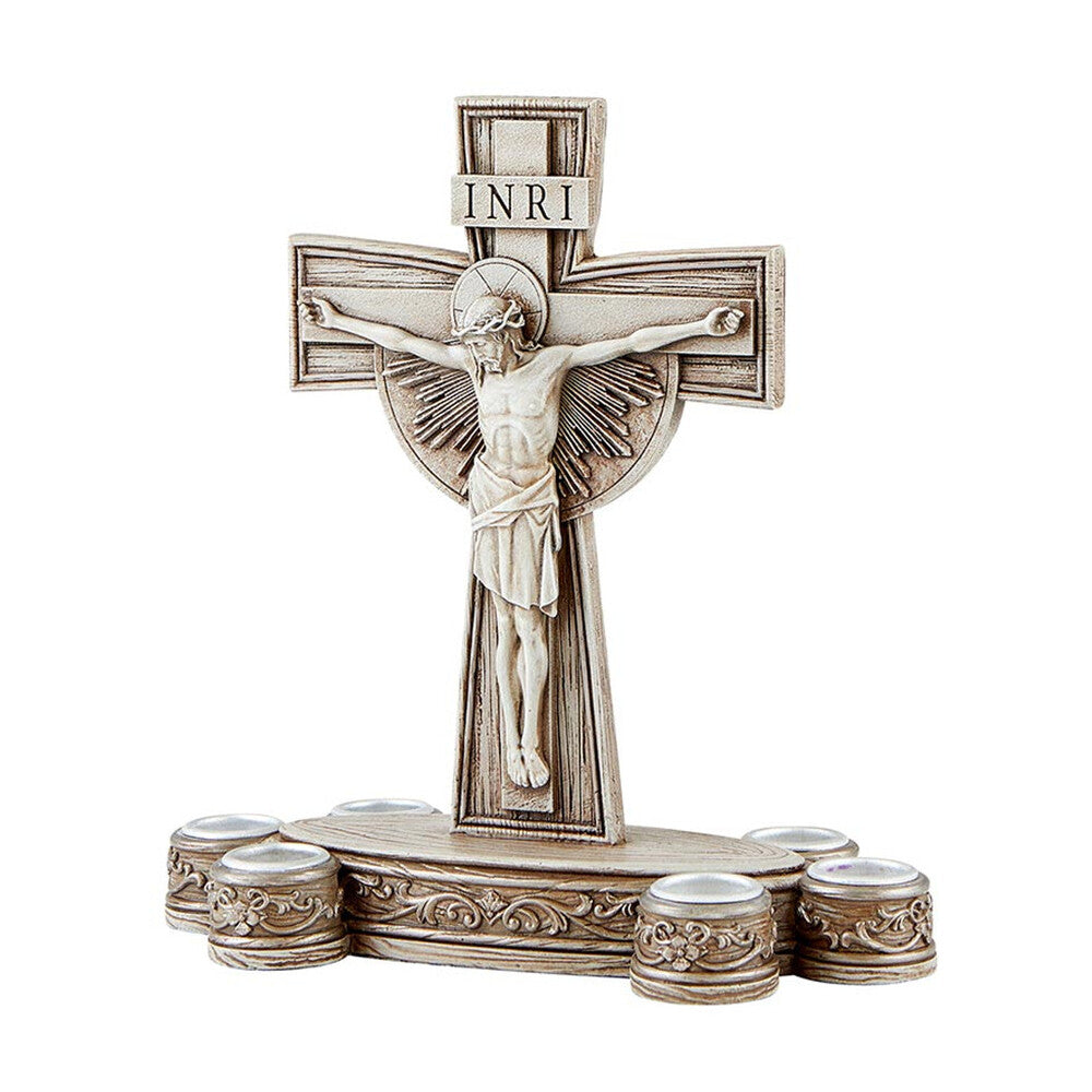 Crucifix Lenten Candleholder