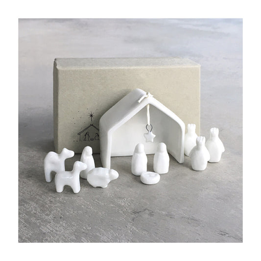 Porcelain Nativity Set