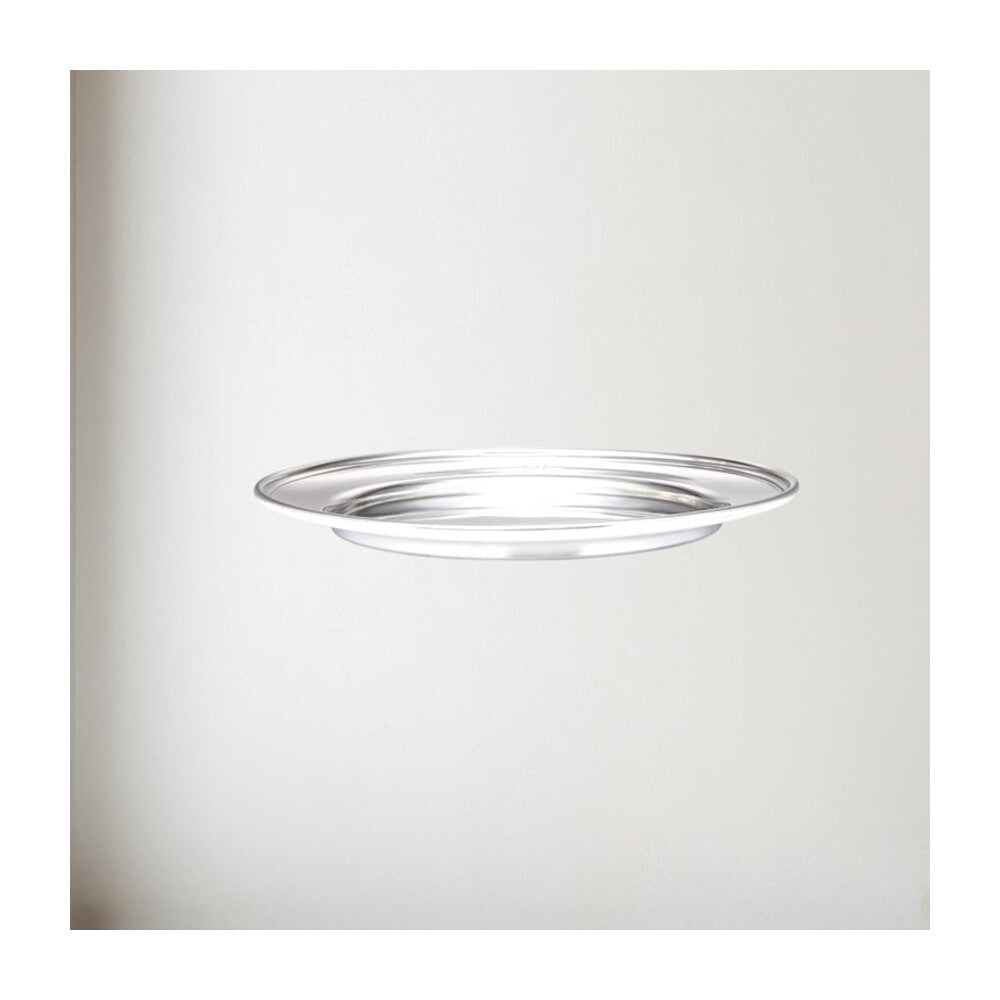Medium Polished Finish Pewter Plate