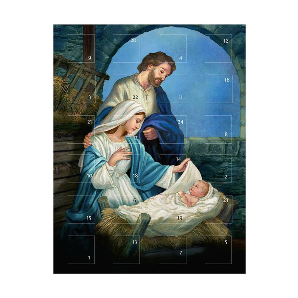 Advent Calendar Greeting Card - Holy Family