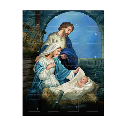 Advent Calendar Greeting Card - Holy Family