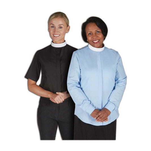 R. J. Toomey Women's Classic Neckband Shirt Short Sleeve