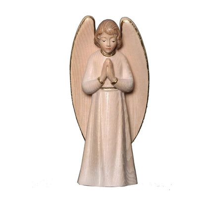 Praying Angel Carved in Maple Wood from Val Gardena